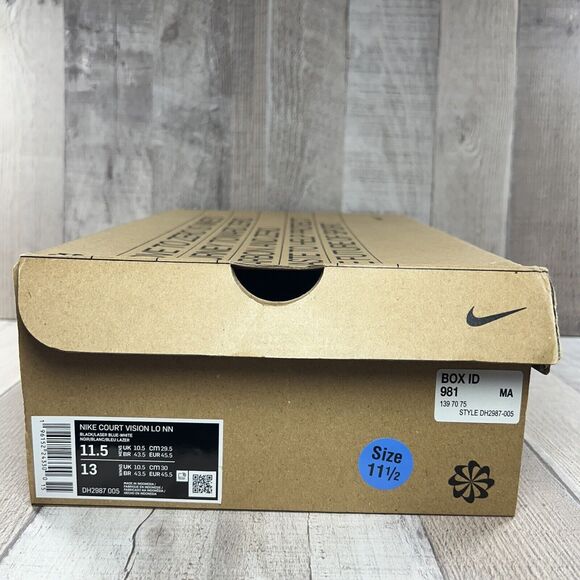 Nike Court Vision Low Next Nature Men's Sneaker Shoes Black Size 11.5 DH2987-005 - Picture 16 of 16